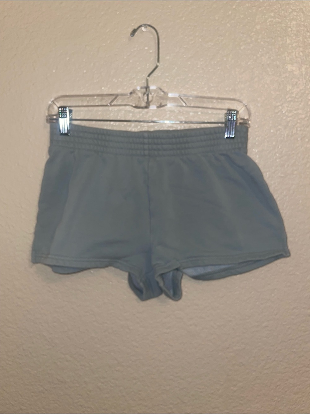 TNA Cozyaf Fleece Shorts in Pale Blue
